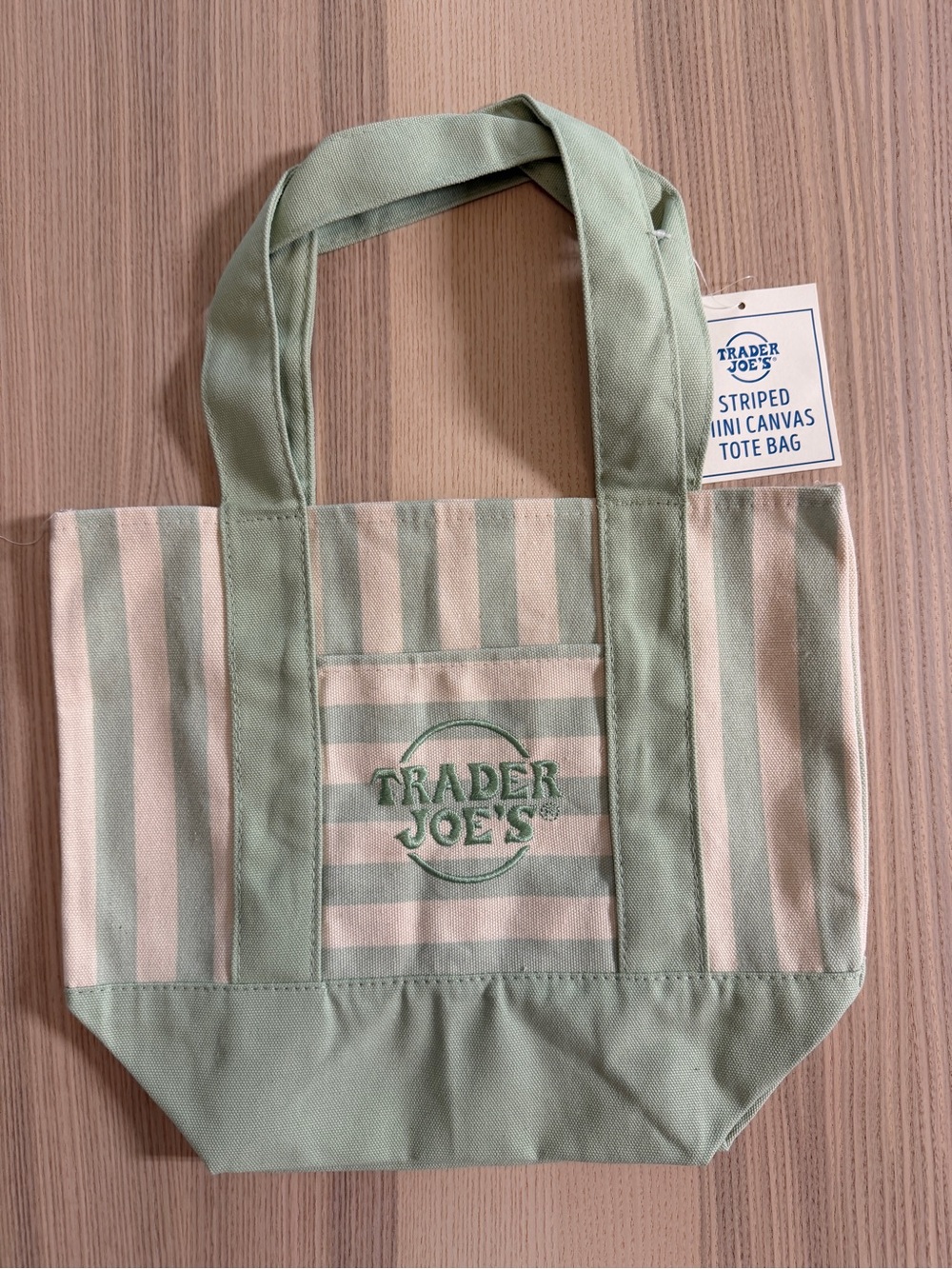 SPECIAL PRICE till June 30th Trader Joe's Striped Canvas Tote Bag - Summer 2026